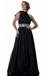 Crystal Crystals Beaded Applique Lace Chiffon/Taffeta/Tulle   Ball Gown Evening Dress 