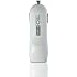 Car Charger, TechMatte&reg; Dual-Port High-Speed 2.1A USB Car Charger Auto Adapter for Apple iPhone 6 6 Plus, Samsung Galaxy S6 S6 Edge S5, Apple iPad Air Mini 2, HTC One M8 M9 (1-Pack, White)