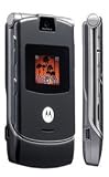 No Credit Check Verizon Wireless Motorola RAZR V3 No Contract with Camera - Blue-tooth Capable (Silver-Grey) for Contract or Prepaid Plans