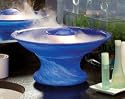 Seliger - Brumisateur humidificateur d'air Glas Art bleu