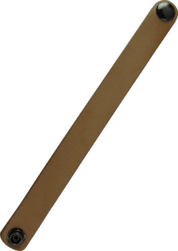 Springfield Leather Company 25pk of 5/8"x7-1/2" Leather Wristbands with Pre-attached Snaps