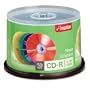 50-pack 32x CDR Spindle Neon Colors Retail Packaging with rip Label
