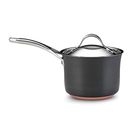 Buy Anolon Nouvelle Copper Hard Anodized Nonstick 3-Quart Covered Saucepan