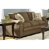 Scarlet Sofa Brown Microfiber