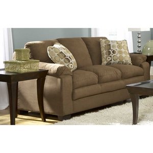 Scarlet Sofa Brown Microfiber