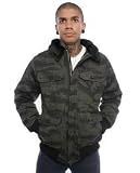 Freshjive The Quilt Bomber Jacket,Winter Coats & Jackets for Men