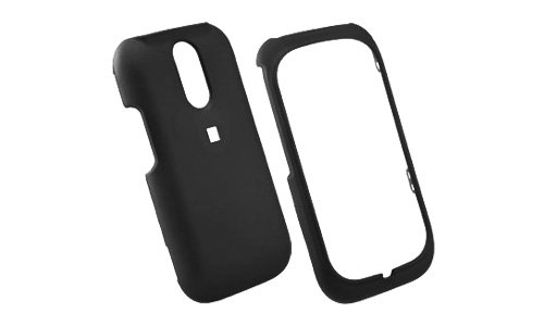 Wireless One HCR-KYE3100-BK Hard Case for Kyocera E3100 Rio Rubberized - Face Plate - Non-Retail Packaging - Black