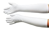 Matte Finish Cotton 12-Button Slip-On Gloves