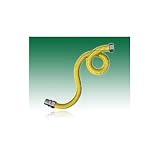 Buy 5 8 OD stainless steel yellow coated Gas Connector 48 long, end 1 2 MIP x 3 4 MIP by Flextron