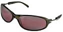 Serengeti Bali Sunglasses, Matte Silver and Crystal Olive Frame / Sedona Lenses / Silver Flash
