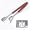Collegiate Rosewood Handle Grilling Tongs-Auburn Tigers