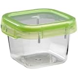 OXO Good Grips LockTop 13-1/2-Ounce Square Container with Green Lid