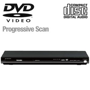 Toshiba SD-6100 DVD Player - HDMI, 1080p, DivX Playback, Slim Design, (Open Box)