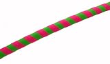 Medium (40) weighted (700g) Fluorescent Green & Pink exercise Hoola Hula Hoop