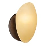 Bronze and Alabaster Glass ADA Compliant Wall Sconce by Kichler