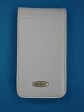 iPhone 2G Premium White Leather Flip Style Case by Prima Cases