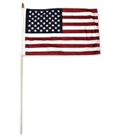US Premium Supertough Outdoor 12in x 18in Stick Flag - US Made