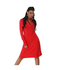 Turtleneck Viscose/Knit Midi Dress 