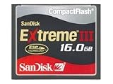 Sandisk Compact Flash Extreme III (CF) Speicherkarte 16 GB (Retailverpackung)