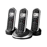 Sagemcom D16T Trio T�l�phone sans fil DECT/GAP + 2 Combin�s suppl�mentaires Afficheur alphanum�rique Identification de l'appelant R�pertoire 30 contactspar Sagemcom