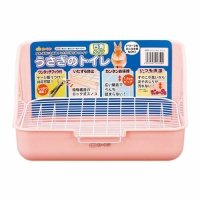 うさぎのトイレ　四角タイプ（スクエアトイレ）　ベビーピンク