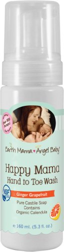 Earth Mama Angel Baby, Happy Mama Hand to Toe Wash 160 ml (5.3 fl. oz)