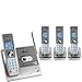 AT&T DECT 6.0 Digital Four Handset Cordless Telephone with Answering System and Caller ID (SL82418)