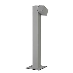 CUBIC PATH LIGHT L Type Stehleuchte, silbergrau, 1xGU10