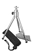 Mini 3-section Table Top Tripod with Maximum Extension: 9.5 Inches, Cleaning Cloth for Camera Lens and LCD Screen, and Miniature Tripod Carry Case