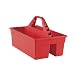 ToteMax HEA120022 Phlebotomy Blood Collection and IV Nurse Tray, 17" Length x 11" Height x 11" Depth, Red