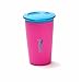 Wow Cup for Kids Original 360 Sippy Cup, Pink with Blue Lid, 9 oz