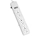 Tripp Lite PS-606-HG Multiple Outlet Strip 15-Amp 6 outlets Hospital Grade 6ft Cord