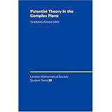 potential theory in the complex plane london mathematical society student texts