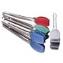 AMCO SILICONE AND STAINLESS STEEL TONGS - GREEN