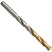 YG-1 High Speed Steel Gold-P Jobber Drill Bit, TiN Finish, Straight Shank, Parabolic Spiral, 130 Degree, 9.0mm Diameter x 125mm Length (Pack of 1)