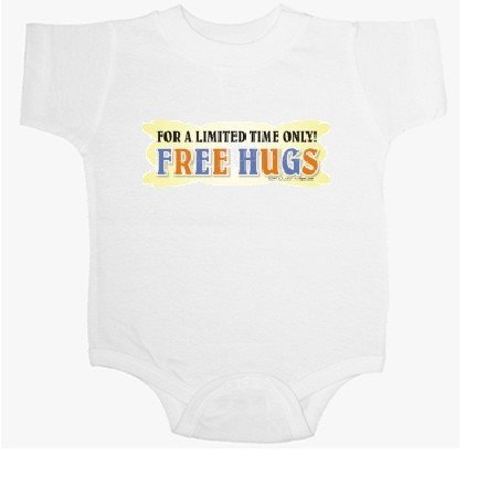 For a Limited Time Only Free Hugs - Humorous / Funny Baby Onesie