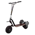 Go-Ped GTR46R Trail Ripper Gas Powered Full Suspension Off-Road Scooter (Sinister Black)