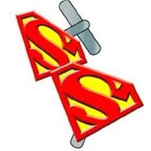 Superman Classic S Logo Cuff Links MCL01