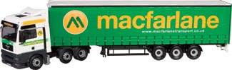 Childrens Toyshop  Third Party New : Corgi CC13429 MAN TGA Truck - Macfarlane Transport Scale 1:50