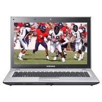 Samsung NP-Q430-JSB1US notebook: 14 Inch LED, 2.4GHz Intel Core i5 450M, 4 GB RAM, 500 GB Hard Drive, DVD +/-RW Super Multi Drive, b/g/n WLAN, bluetooth, WEB Cam, HDMI, Windows 7 Home Premium