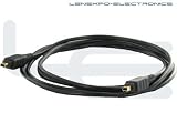 2m ( 6ft ) Atlona 4-pin to 6-pin Firewire Cable