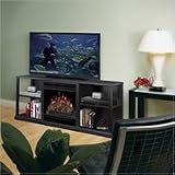 Dimplex Cornet Media Console Electric Fireplace w/ Black Finish