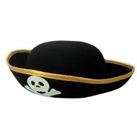  Kids Felt Pirate Hat Halloween Costume Party Accessory