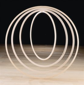 Gymnastikreifen, aus Holz (Stück)