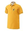 Personalized custom embroidered golfer design on polo shirt