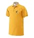 Personalized custom embroidered golfer design on polo shirt
