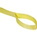 Mazzella EE2 Nylon Web Sling, Eye-and-Eye, Yellow, 2 Ply, Flat Eyes, Vertical Load Capacity
