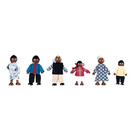 Maxim 6 Pc Family Dolls African American