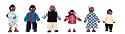Maxim 6 Pc Family Dolls African American