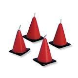 Under Construction Cone Candle Set 6pc